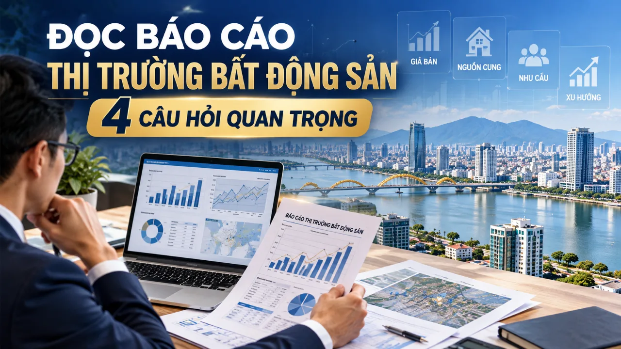 Đọc báo cáo thị trường bất động sản đúng cách: 4 câu hỏi cần đặt ra