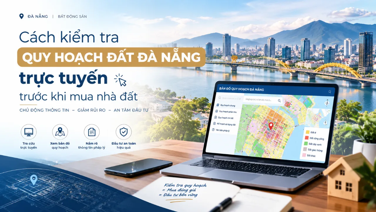 Cách kiểm tra quy hoạch đất Đà Nẵng trực tuyến trước khi mua nhà đất
