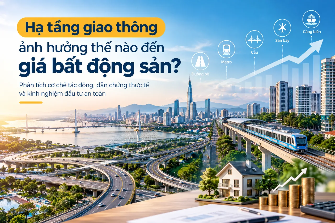 Hạ tầng giao thông ảnh hưởng thế nào đến giá bất động sản?