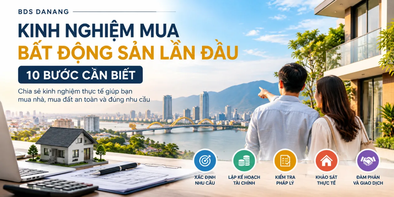 Kinh nghiệm mua bất động sản lần đầu: 10 bước cần biết