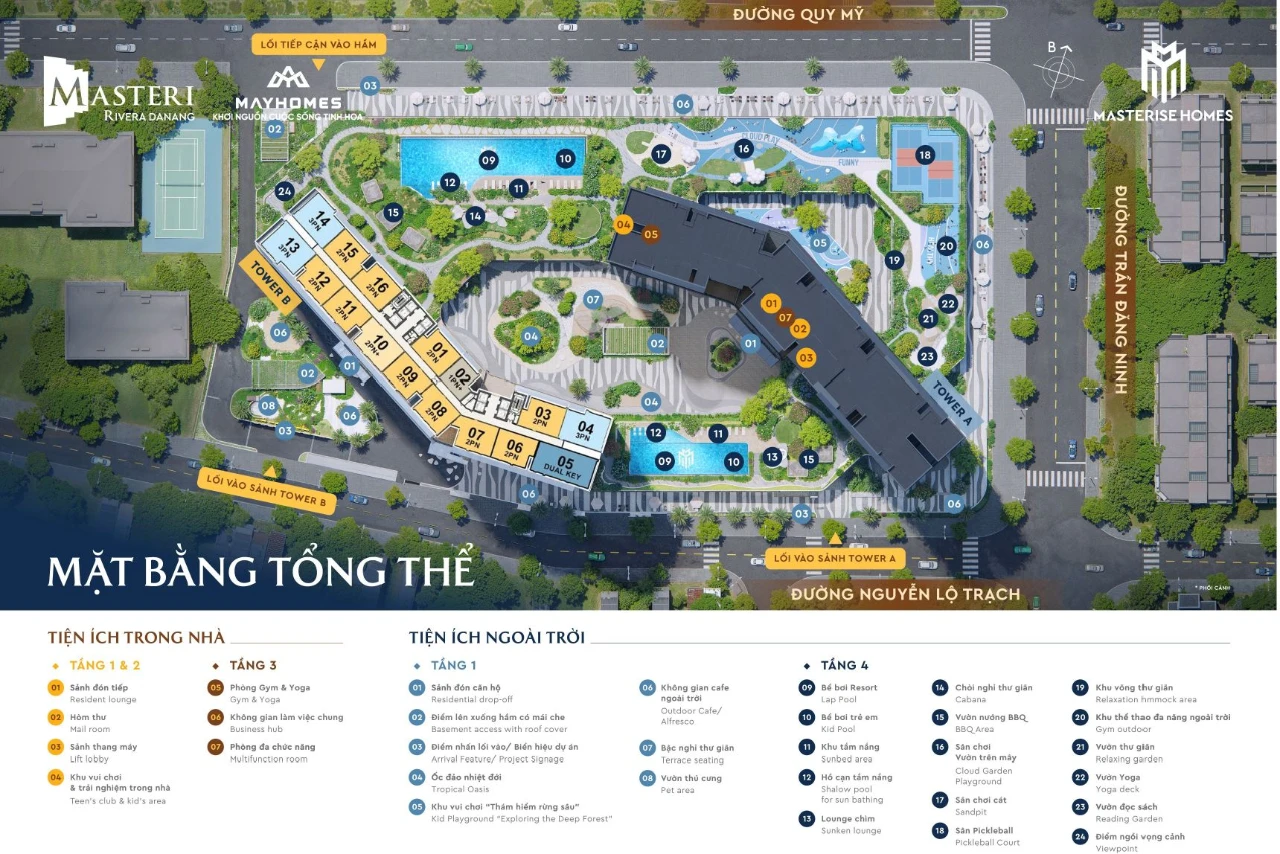 Mặt bằng MASTERI RIVERA DANANG